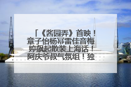 《酱园弄》首映！章子怡杨幂雷佳音梅婷飙起散装上海话！阿庆爷叔气氛组！独独没见他……