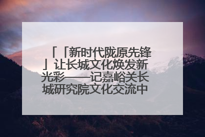 「新时代陇原先锋」让长城文化焕发新光彩——记嘉峪关长城研究院文化交流中心干部张晓燕