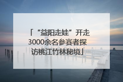 “益阳走娃”开走 3000余名参赛者探访桃江竹林秘境