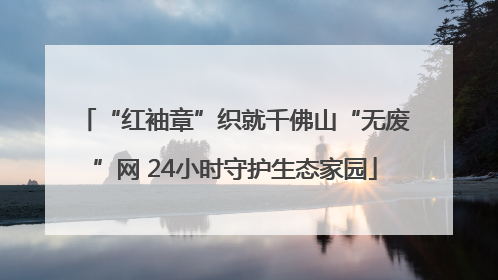 “红袖章”织就千佛山“无废”网 24小时守护生态家园