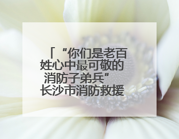 “你们是老百姓心中最可敬的消防子弟兵” 长沙市消防救援支队完成龙山抗洪使命归队