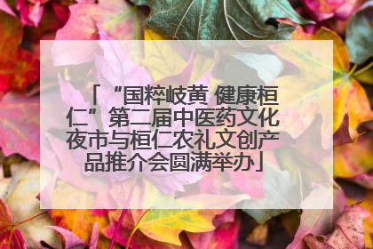“国粹岐黄 健康桓仁”第二届中医药文化夜市与桓仁农礼文创产品推介会圆满举办