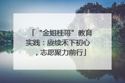 “金姐桂哥”教育实践：赓续禾下初心，志愿聚力前行