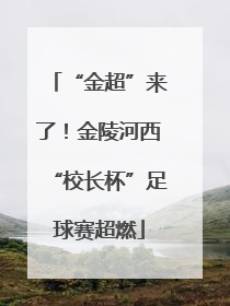 “金超”来了！金陵河西“校长杯”足球赛超燃