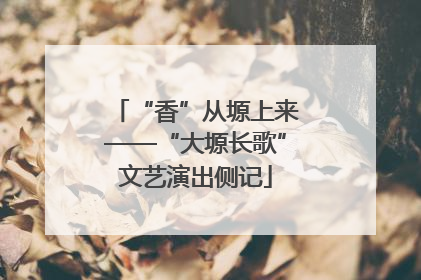 “香”从塬上来——“大塬长歌”文艺演出侧记