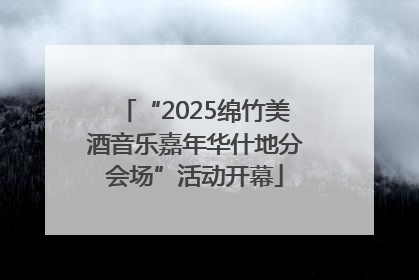 “2025绵竹美酒音乐嘉年华什地分会场”活动开幕