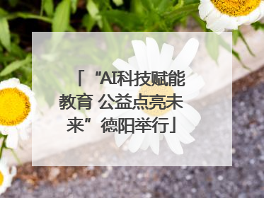 “AI科技赋能教育 公益点亮未来”德阳举行