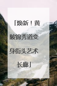 焕新！黄陂锦秀道变身街头艺术长廊