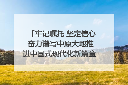 牢记嘱托 坚定信心 奋力谱写中原大地推进中国式现代化新篇章（六）河南绘就“行走河南·读懂中国”新画卷丨牢记嘱托谱新篇