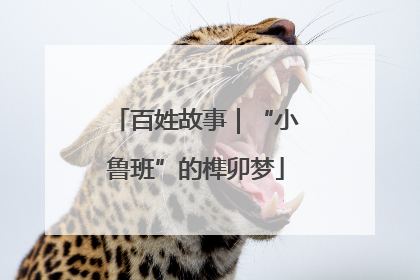 百姓故事｜“小鲁班”的榫卯梦