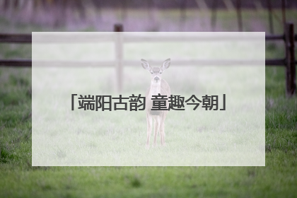 端阳古韵 童趣今朝