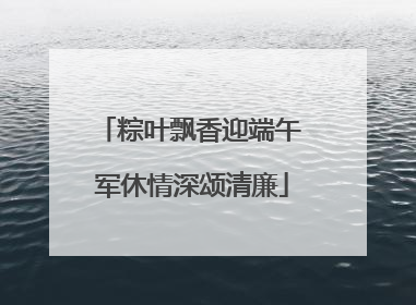 粽叶飘香迎端午 军休情深颂清廉