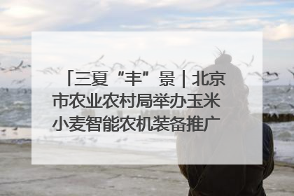 三夏“丰”景｜北京市农业农村局举办玉米小麦智能农机装备推广“田间日”活动