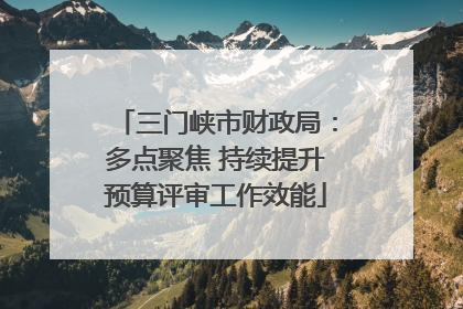 三门峡市财政局：多点聚焦 持续提升预算评审工作效能