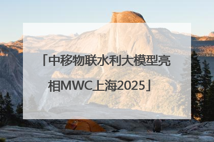 中移物联水利大模型亮相MWC上海2025