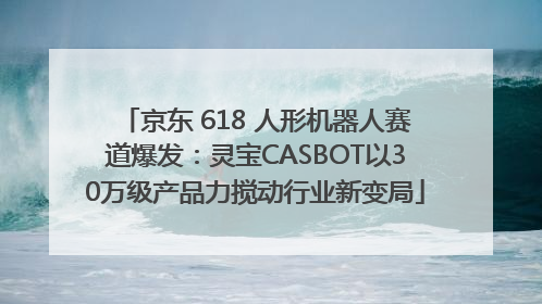 京东 618 人形机器人赛道爆发：灵宝CASBOT以30万级产品力搅动行业新变局