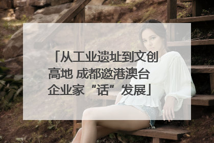 从工业遗址到文创高地 成都邀港澳台企业家“话”发展