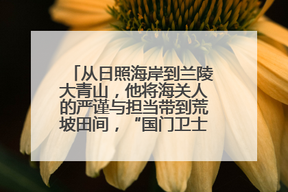 从日照海岸到兰陵大青山，他将海关人的严谨与担当带到荒坡田间，“国门卫士”刘磊——让艾草长成“生钱草”