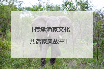 传承渔家文化 共话家风故事