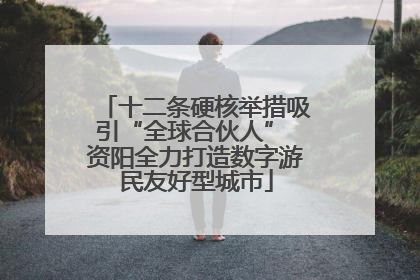 十二条硬核举措吸引“全球合伙人” 资阳全力打造数字游民友好型城市
