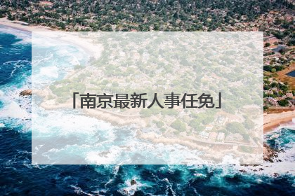 南京最新人事任免