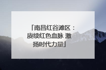 南昌红谷滩区：赓续红色血脉 激扬时代力量
