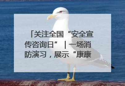 关注全国“安全宣传咨询日”｜一场消防演习，展示“康康”应急实力