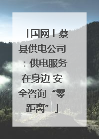 国网上蔡县供电公司：供电服务在身边 安全咨询“零距离”