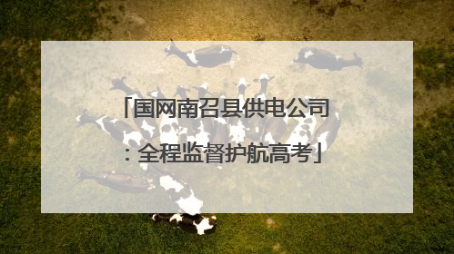 国网南召县供电公司：全程监督护航高考