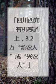 四川西充：有机赛道上，3.2万“新农人”成“兴农人”