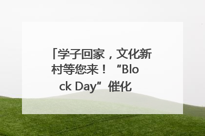 学子回家，文化新村等您来！“Block Day”催化学院式街区新生态