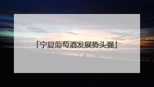 宁夏葡萄酒发展势头强