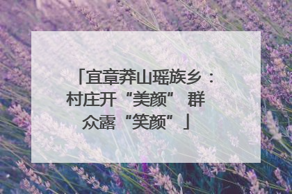 宜章莽山瑶族乡：村庄开“美颜” 群众露“笑颜”