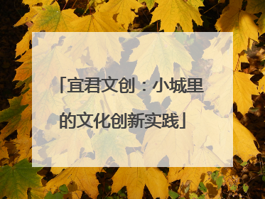 宜君文创：小城里的文化创新实践