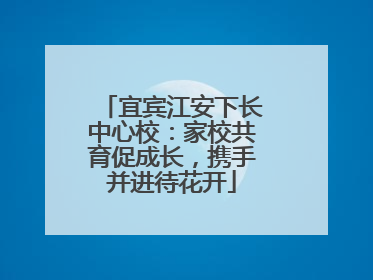 宜宾江安下长中心校：家校共育促成长，携手并进待花开