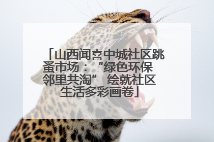 山西闻喜中城社区跳蚤市场：“绿色环保 邻里共淘” 绘就社区生活多彩画卷