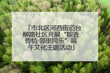 市北区河西街道台柳路社区开展“粽香传情·邻里同乐”端午文化主题活动