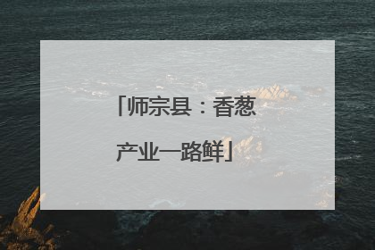 师宗县：香葱产业一路鲜