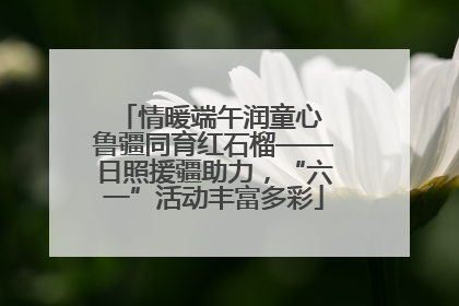 情暖端午润童心 鲁疆同育红石榴——日照援疆助力，“六一”活动丰富多彩