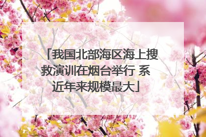 我国北部海区海上搜救演训在烟台举行 系近年来规模最大