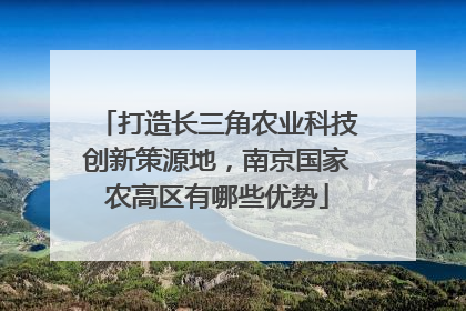 打造长三角农业科技创新策源地，南京国家农高区有哪些优势
