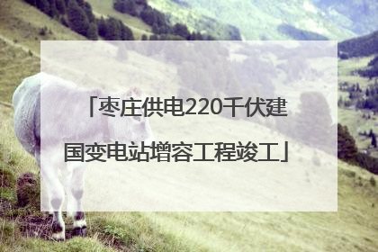枣庄供电220千伏建国变电站增容工程竣工