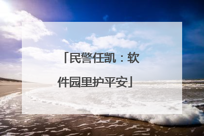 民警任凯：软件园里护平安
