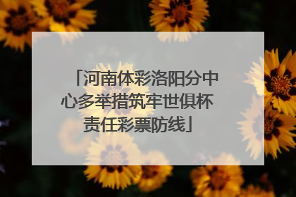 河南体彩洛阳分中心多举措筑牢世俱杯责任彩票防线