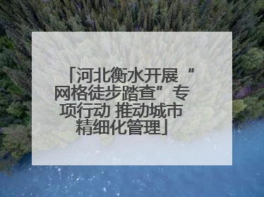 河北衡水开展“网格徒步踏查”专项行动 推动城市精细化管理