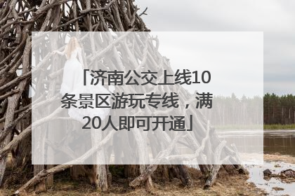 济南公交上线10条景区游玩专线，满20人即可开通