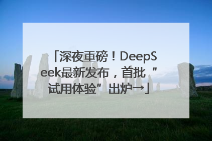 深夜重磅！DeepSeek最新发布，首批“试用体验”出炉→