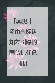 舆见丨一场由商标认知差引爆的国货信任危机