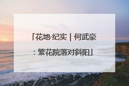花地·纪实｜何武豪：繁花院落对斜阳