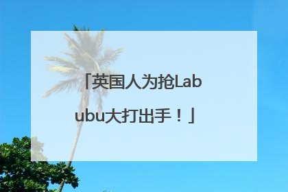 英国人为抢Labubu大打出手！